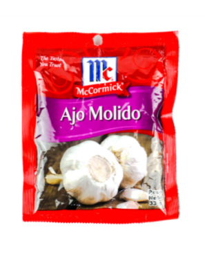 BOLSA AJO MOLIDO 33G MCCORMICK