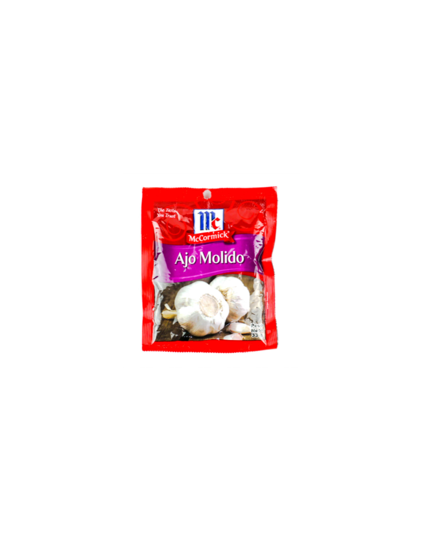 BOLSA AJO MOLIDO 33G MCCORMICK