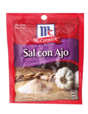 SAL CON AJO McCORMICK 60G