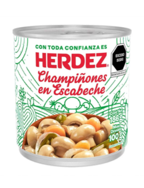 CHAMPINONES EN ESCABECHE HERDEZ 186G