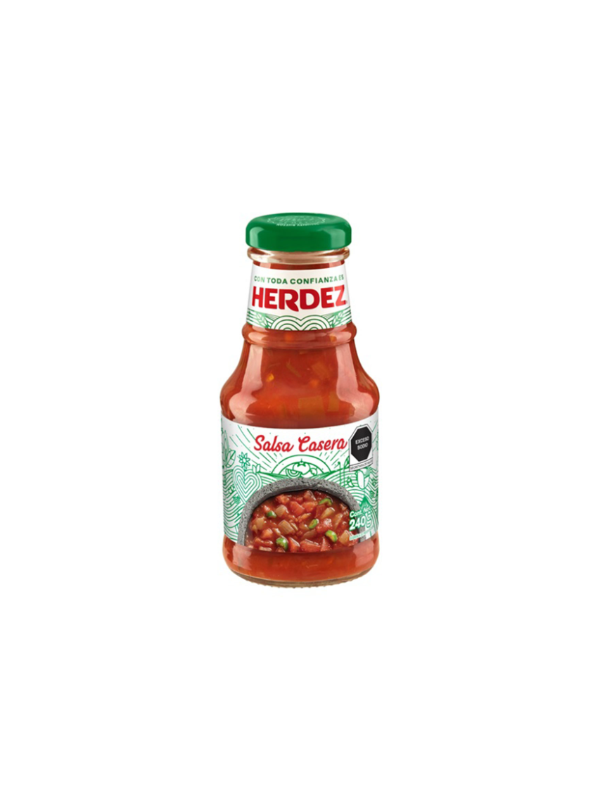 SALSA CASERA HERDEZ 240G