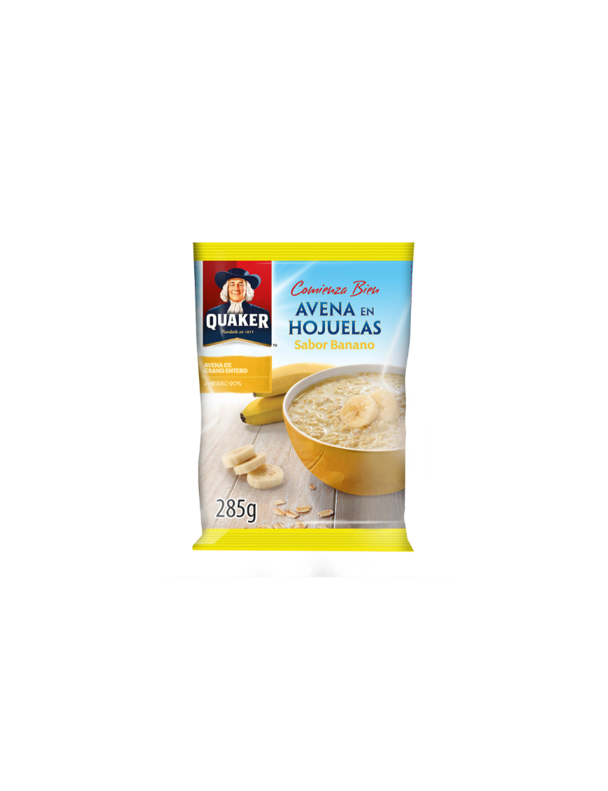 AVENA QUAKER BANANO 285G