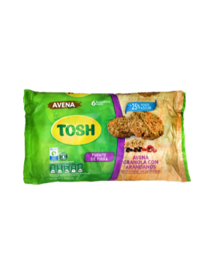 GALLETA TOSH DE AVENA GRANOLA