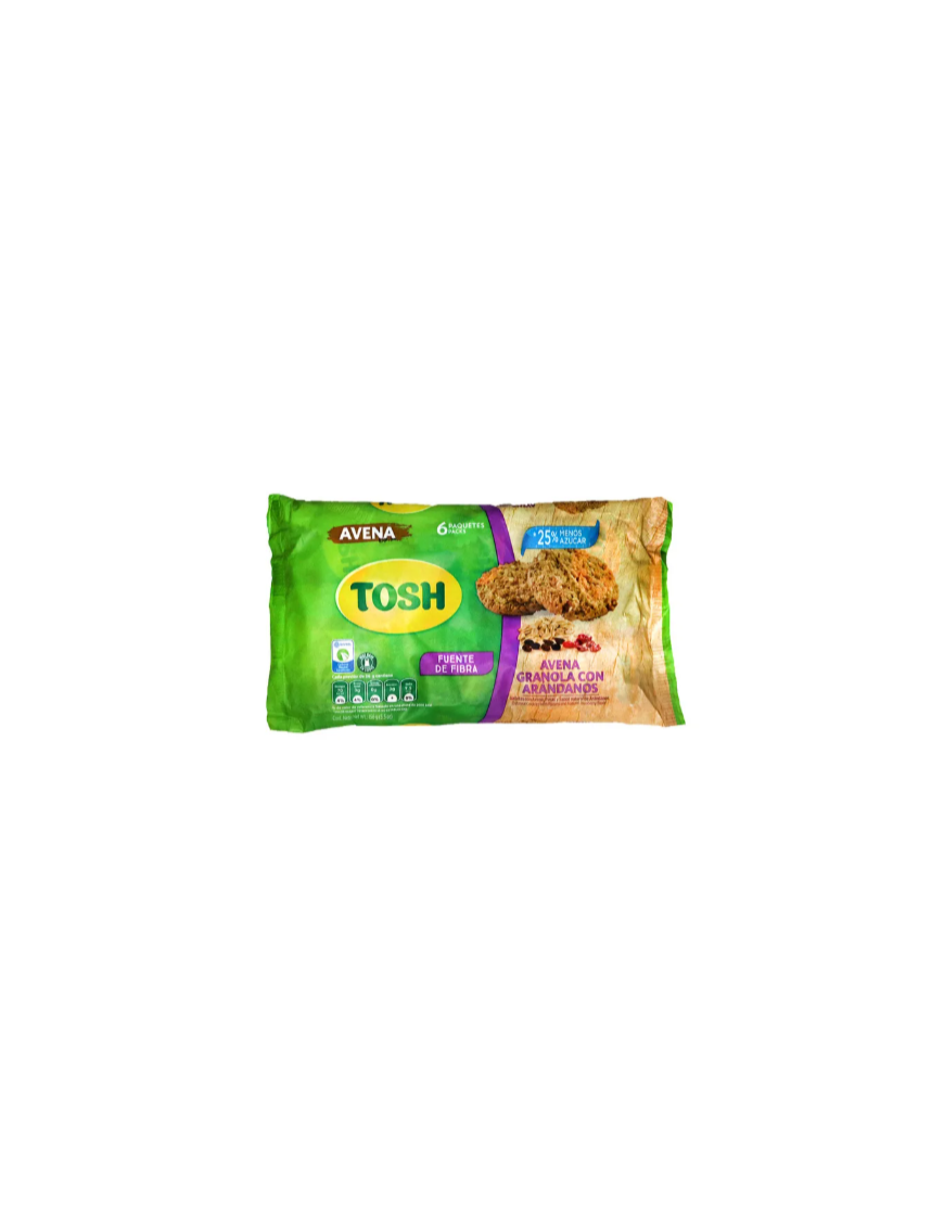 GALLETA TOSH DE AVENA GRANOLA