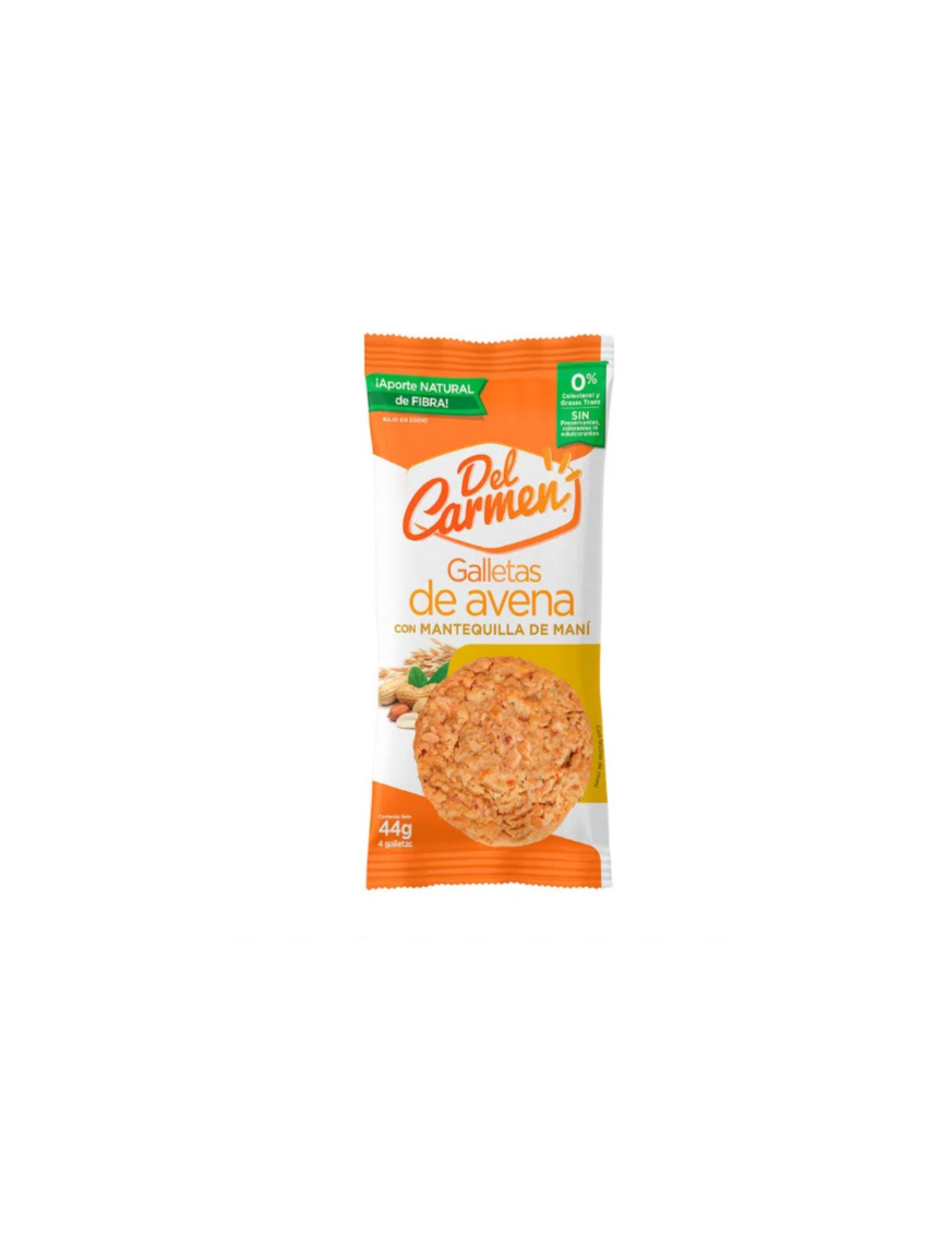 GALLETAS DE AVENA MANTEQUILLA MANI 44G