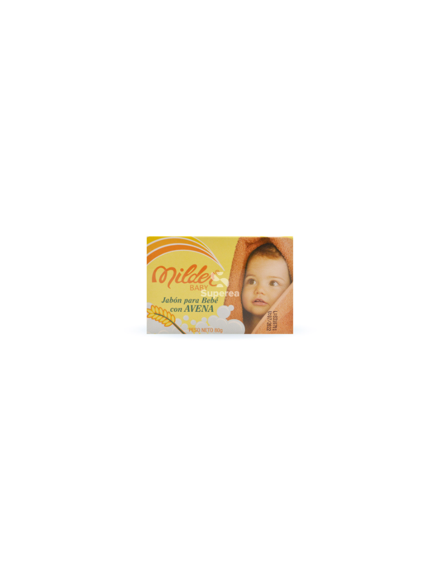 JABON DE BEBE AVENA 80G MILDER