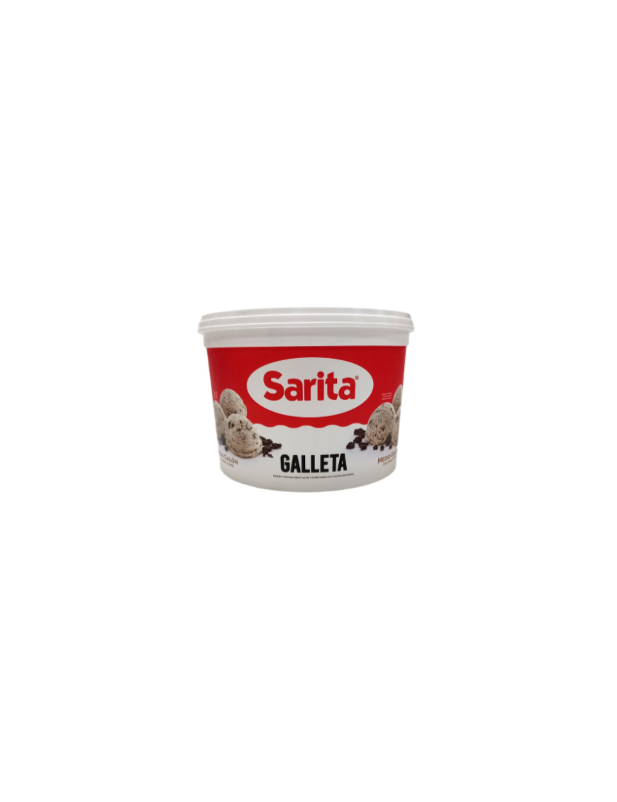 HELADO MEDIO GALON GALLETA SARITA