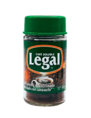 BOTE CAFE LEGAL DESCAFEINADO 50G