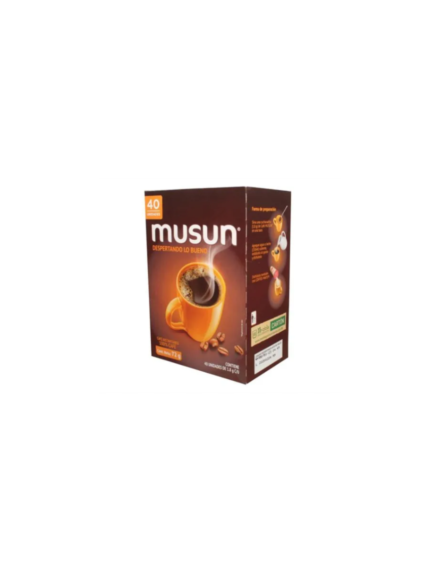 CAJA DE CAFE MUSUN 40 UNI