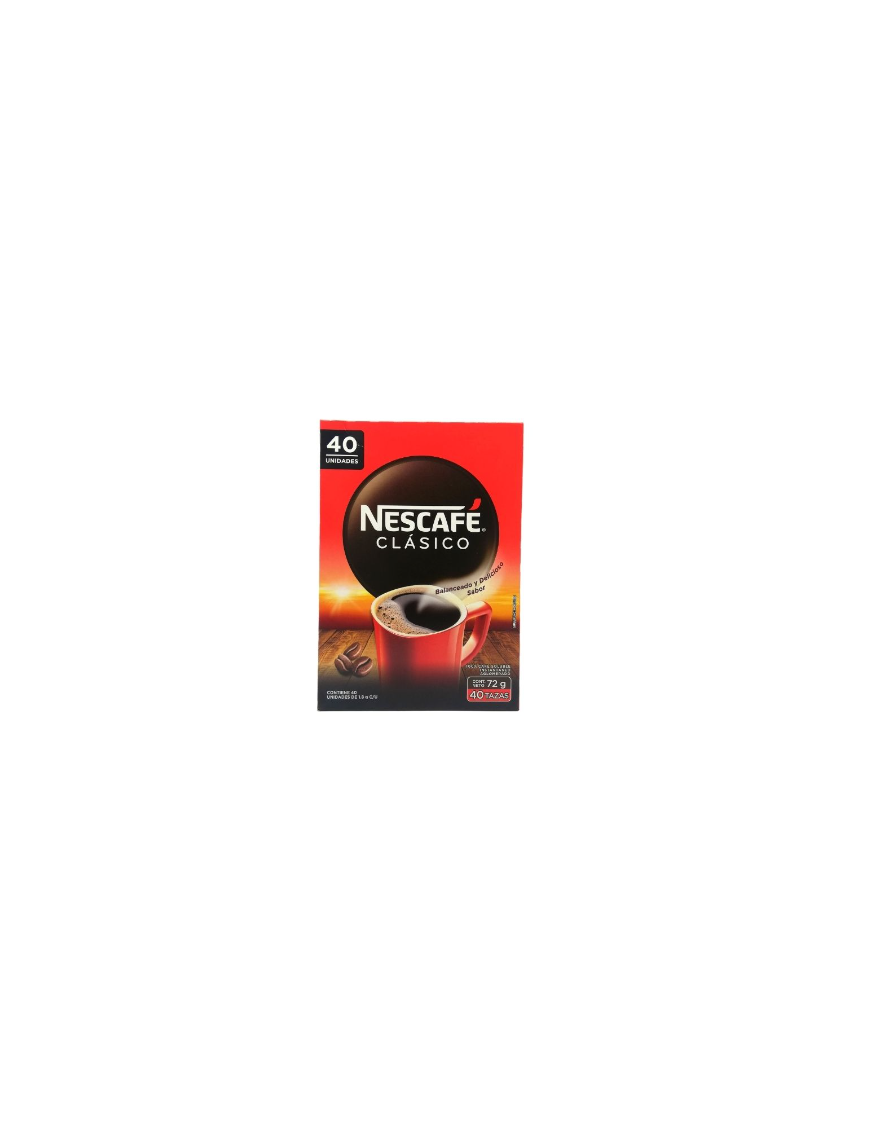 CAJA NESCAFE CLASICO 40 SOBRES