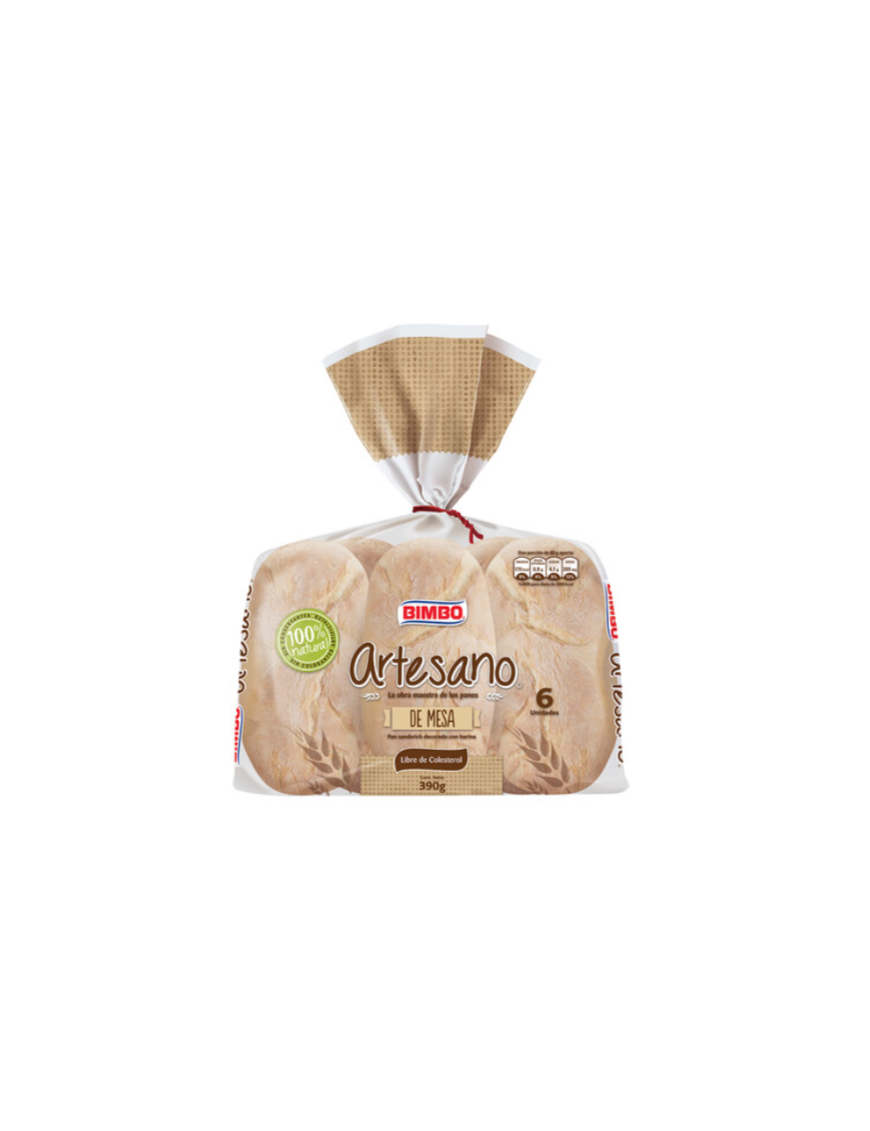 ARTESANO PAN DE MESA BIMBO 390G