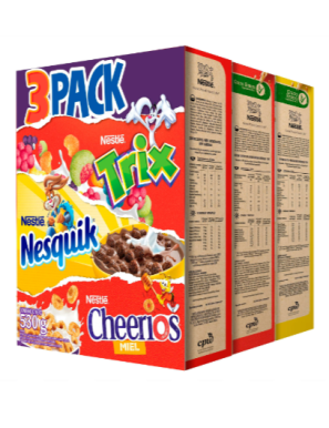 3 PACK CEREAL SURTIDO NESTLE