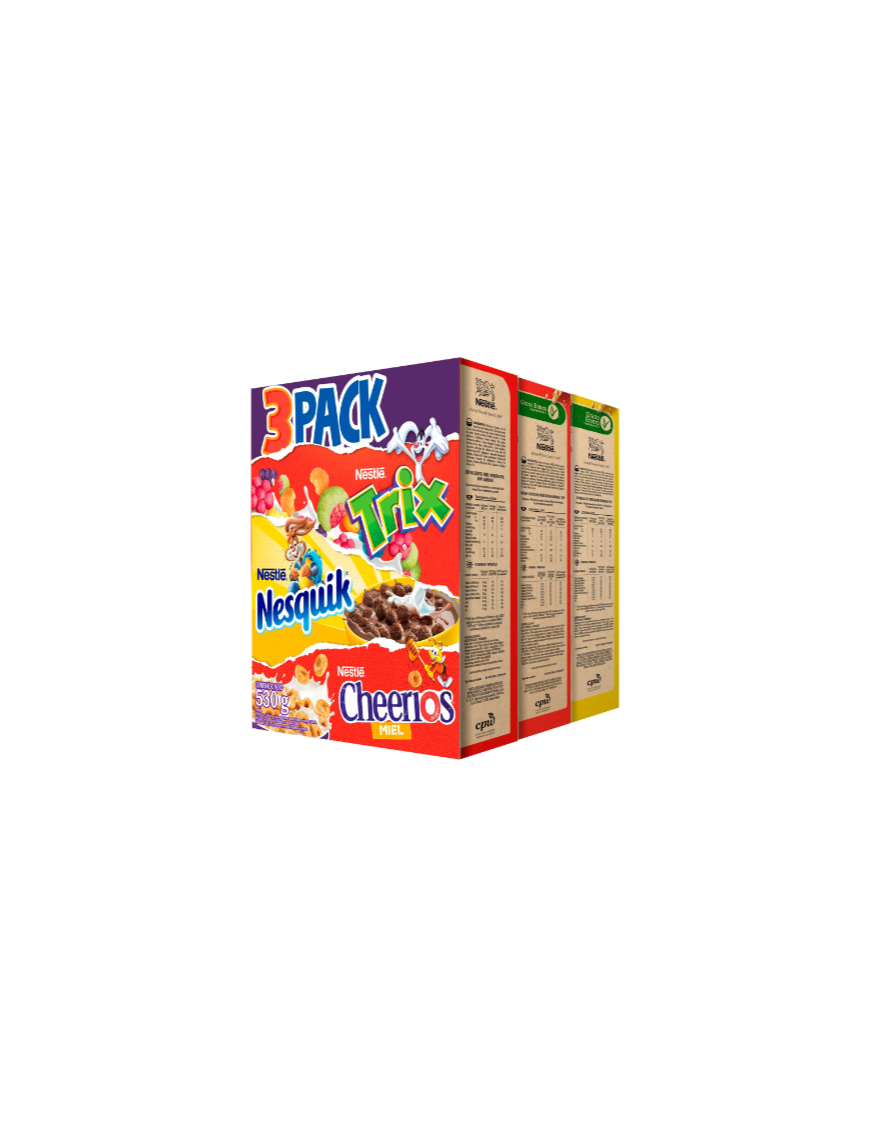 3 PACK CEREAL SURTIDO NESTLE