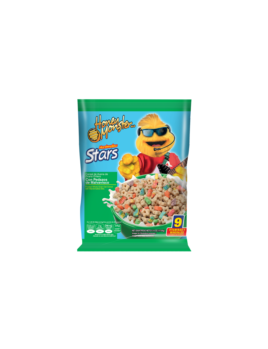 CEREAL HONEY MONSTER STARS 345G