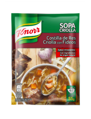 SOPA COSTILLA DE RES KNORR 55G