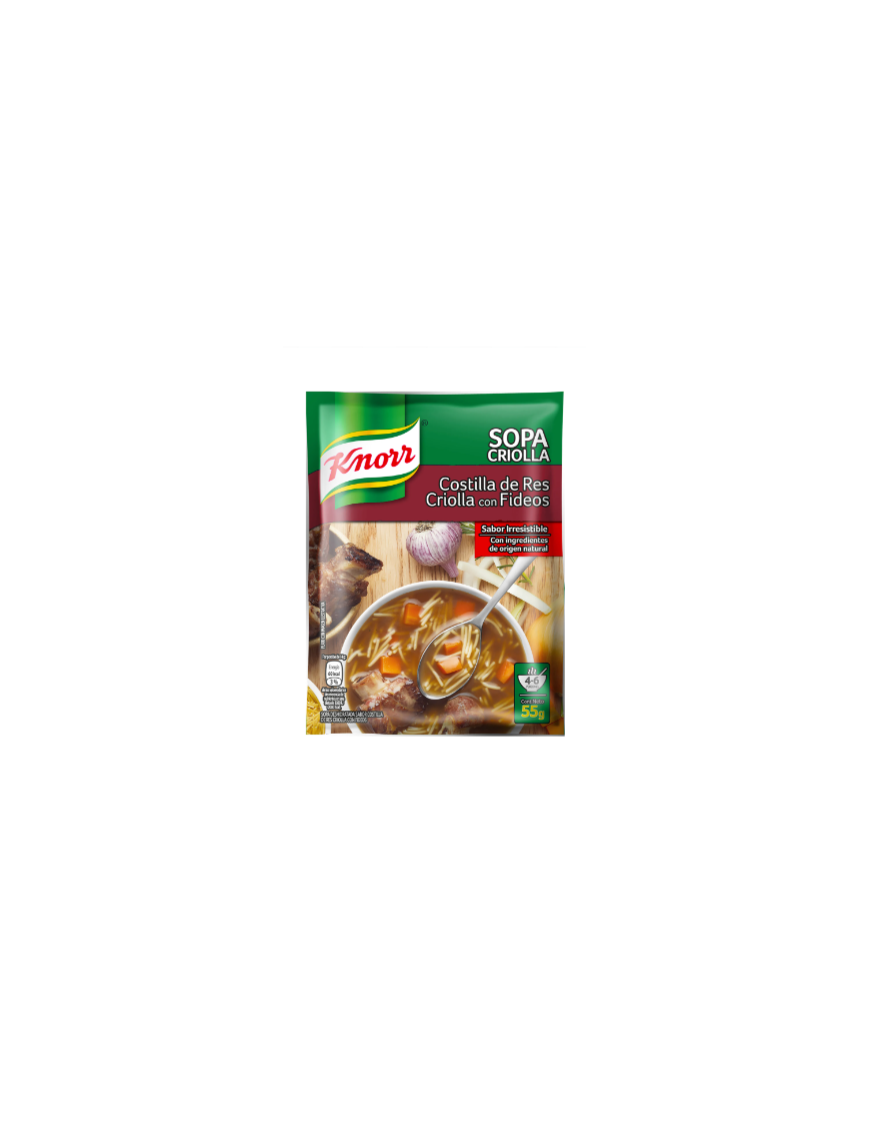 SOPA COSTILLA DE RES KNORR 55G