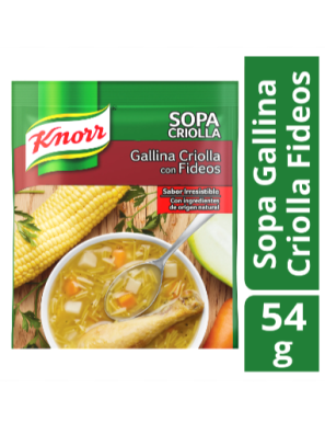 SOPA GALLINA CRIOLLA KNORR 54G