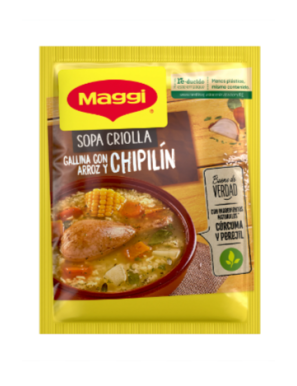 SOPA MAGGI CRIOLLA GALLINA CON ARROZ 57G