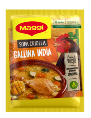 SOPA MAGGI DE GALLINA INDIA