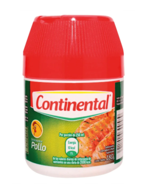 BOTE DE CONSOME DE POLLO 180G CONTINENTAL