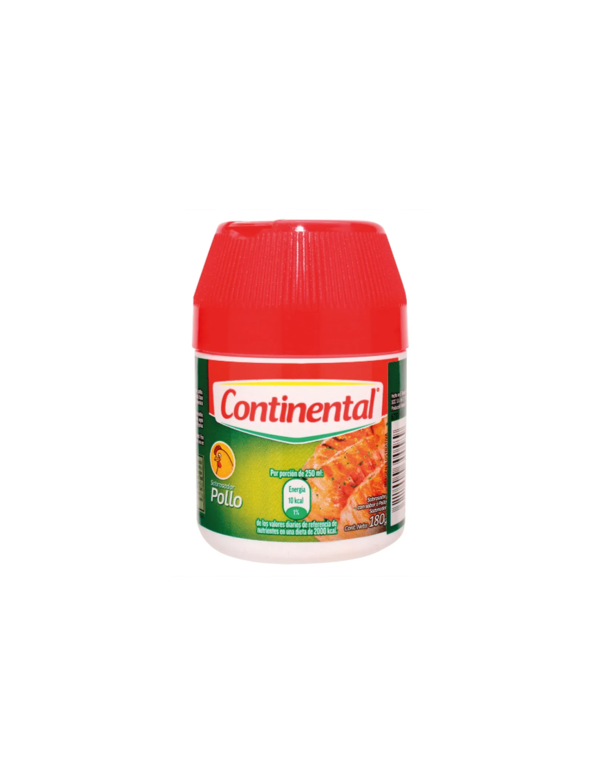 BOTE DE CONSOME DE POLLO 180G CONTINENTAL