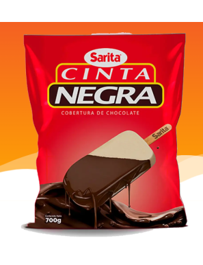 CINTA NEGRA COBERTURA DE CHOCOLATE SARITA 700G