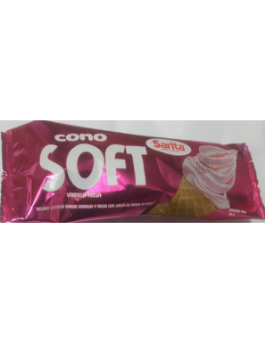 CONO SOFT VAINILLA FRESA SARITA