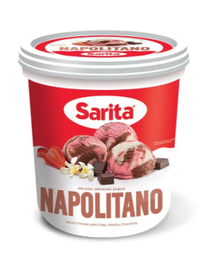 HELADO NAPOLITANO SARITA LITRO