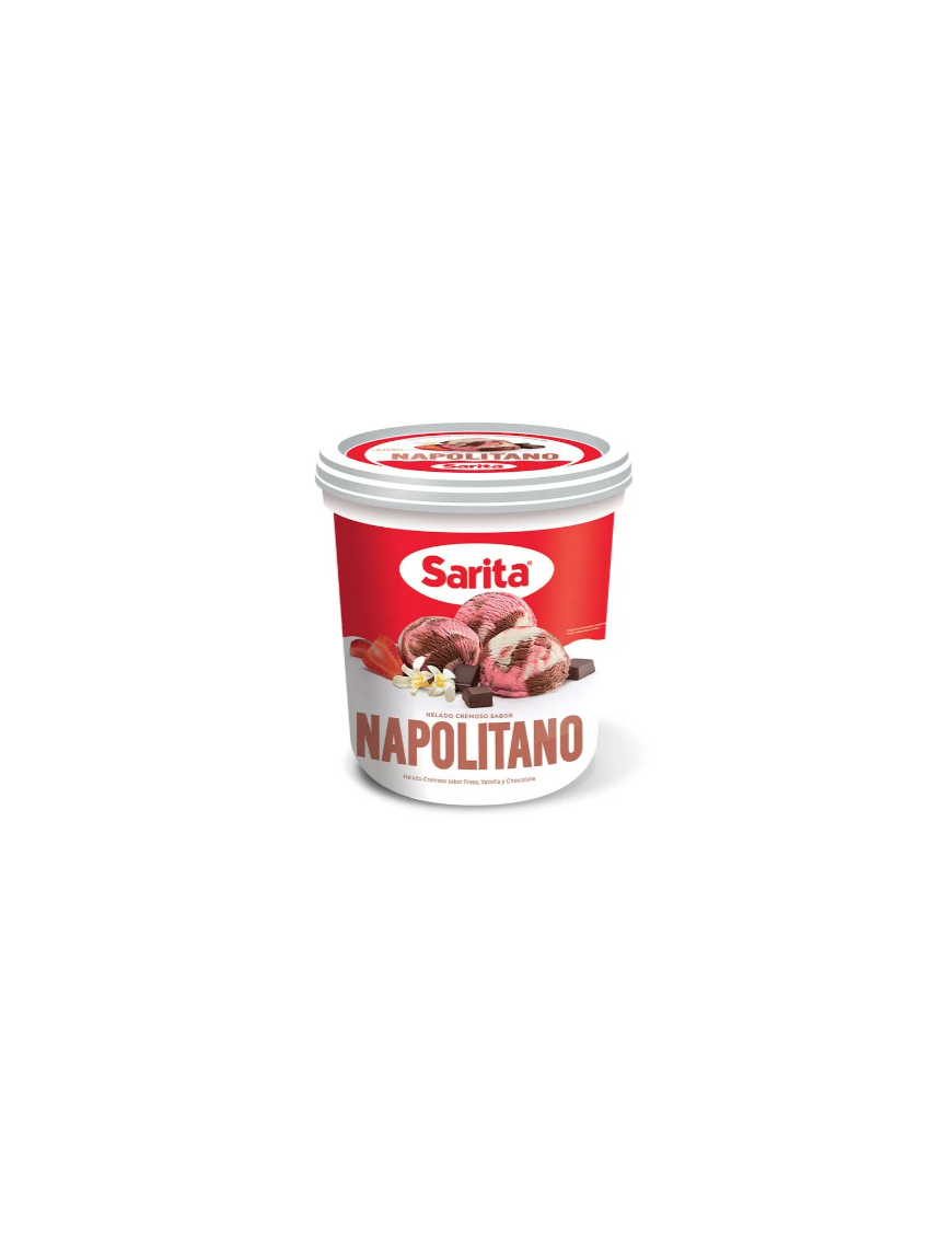 HELADO NAPOLITANO SARITA LITRO